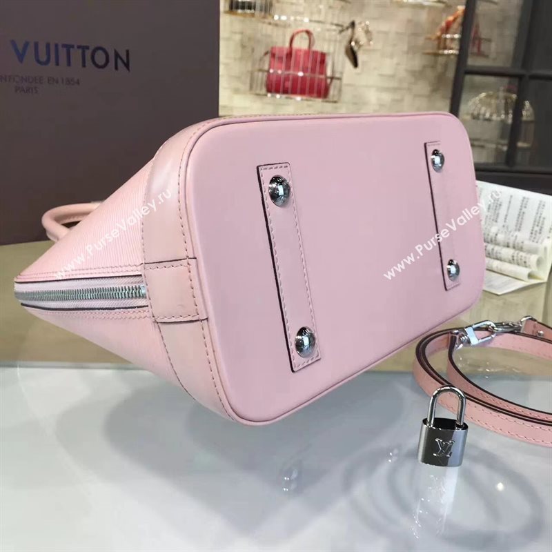 Louis Vuitton LV Alma PM Handbag Epi Leather Bag Pink M41323 7016