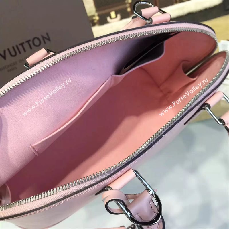 Louis Vuitton LV Alma PM Handbag Epi Leather Bag Pink M41323 7016