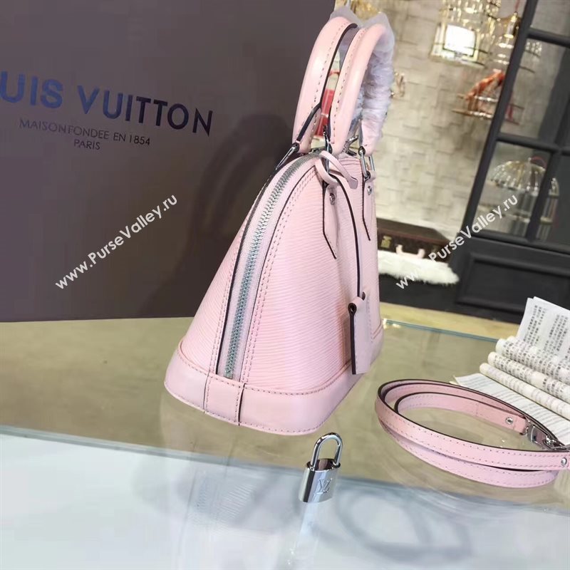 Louis Vuitton LV Alma BB Handbag Epi Leather Shoulder Bag Pink M41327 7017
