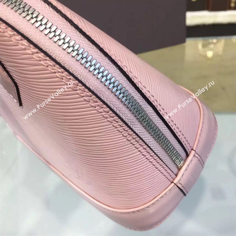 Louis Vuitton LV Alma BB Handbag Epi Leather Shoulder Bag Pink M41327 7017