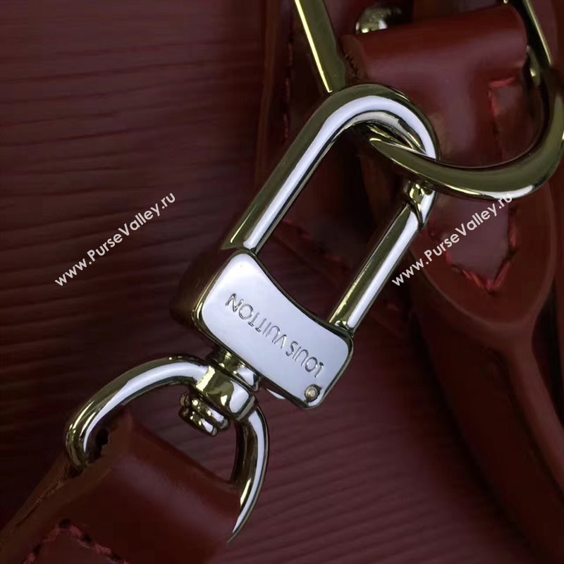 Louis Vuitton LV Alma PM Handbag Epi Leather Bag Wine M54158 7019