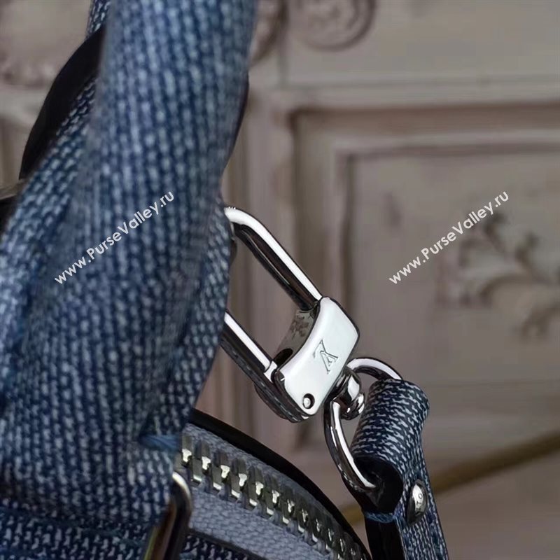 Louis Vuitton LV Alma BB Handbag Monogram Vernis Shoulder Bag Blue M90322 7021