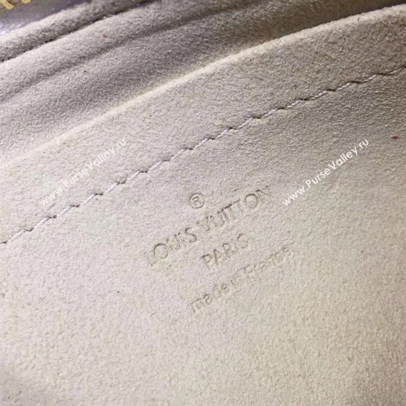 Louis Vuitton LV Pochette Milla Chain Bag Damier Handbag White N63078 7028