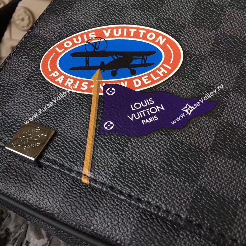 Louis Vuitton Men LV League District PM Bag Damier Handbag N41054 7034