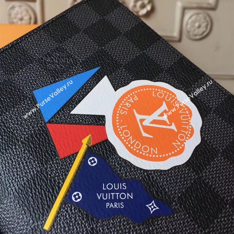 Louis Vuitton Men LV League Zippy Wallet Clutch Bag Damier Handbag M41503 7035