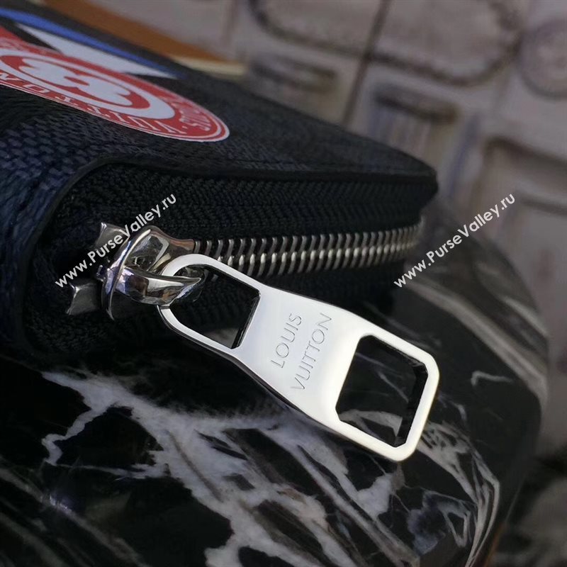 Louis Vuitton Men LV Zippy Wallet Purse League Bag Handbag N64443 7038