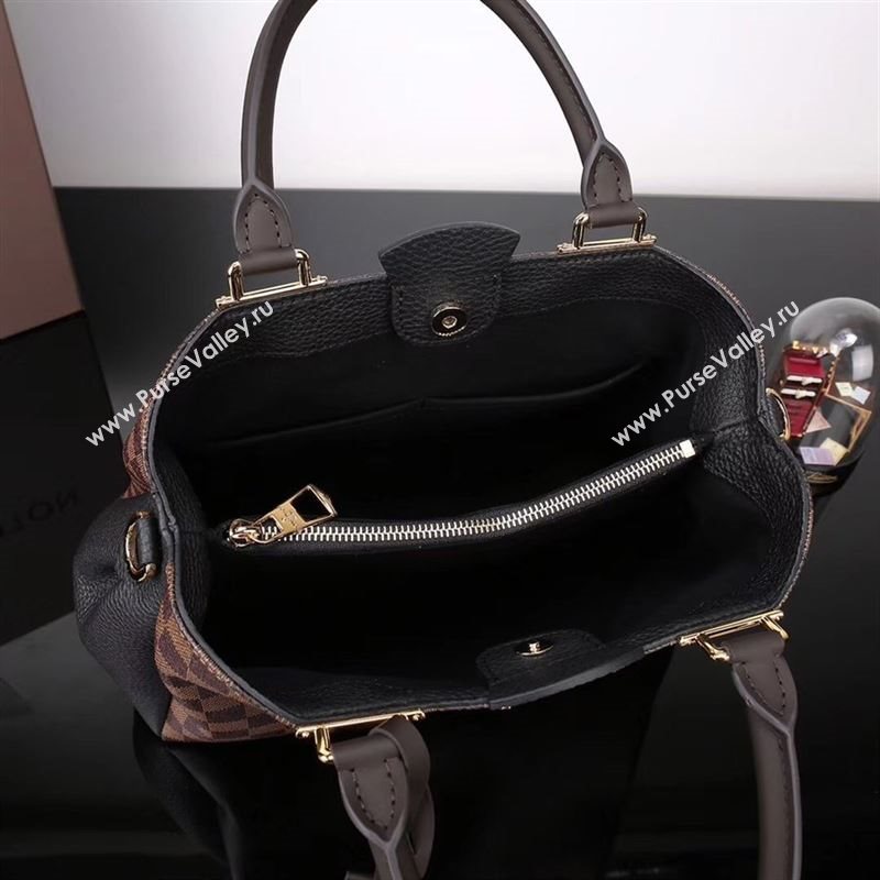 LV Louis Vuitton Monogram Brittany Handbag N41673 Damier Bag Black