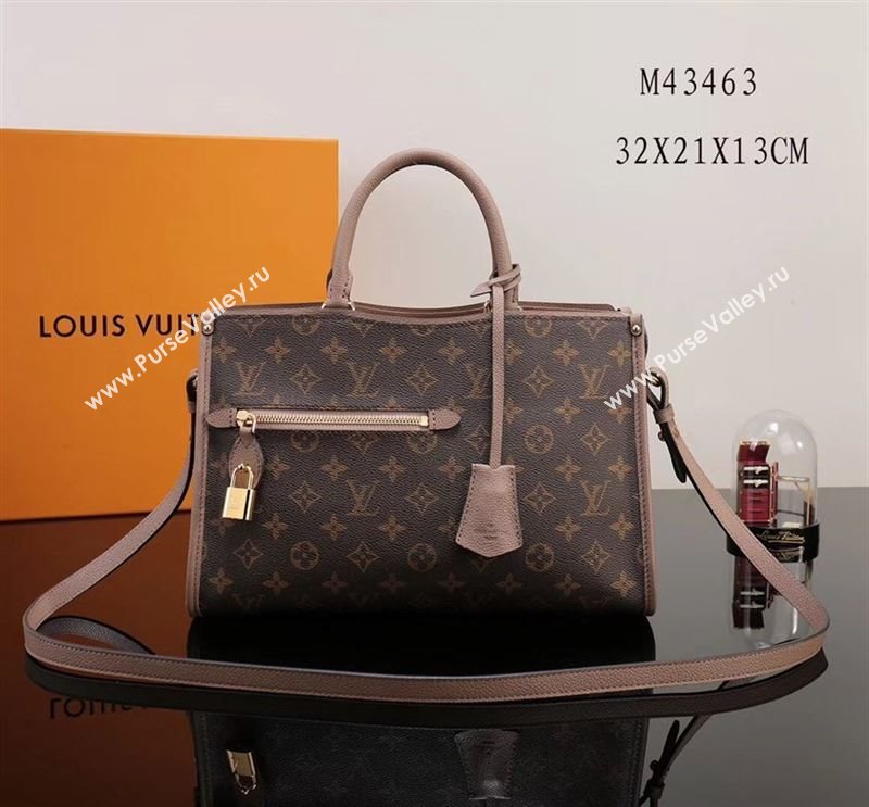 LV Louis Vuitton Monogram Popincourt Handbag M43463 Bag Apricot