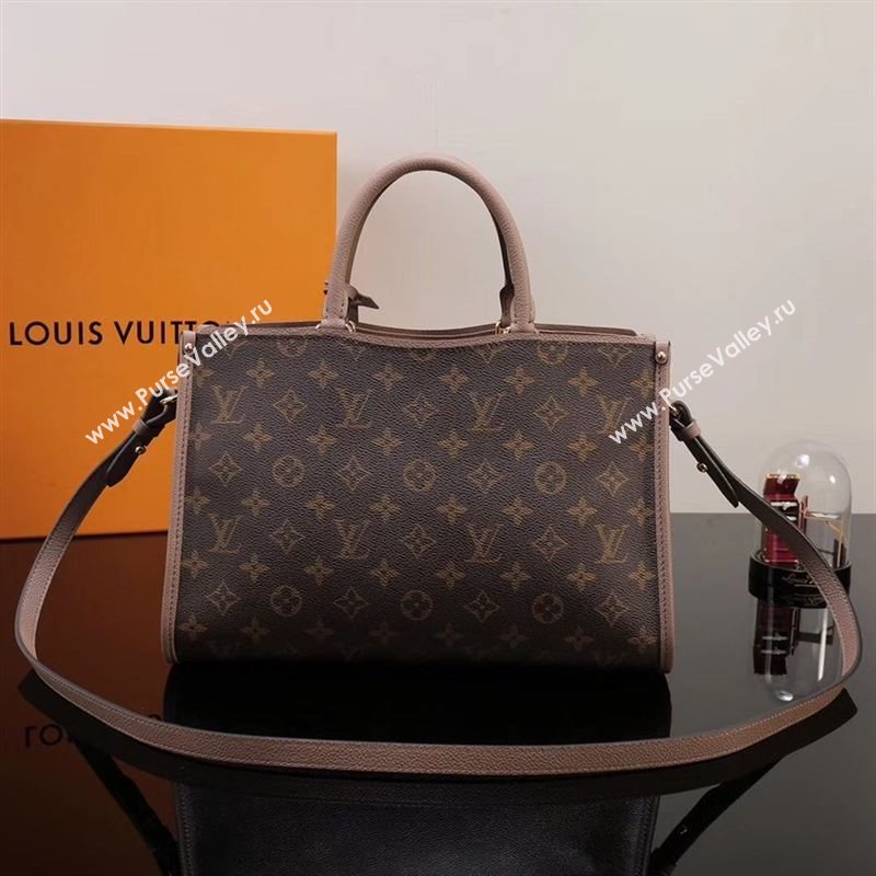 LV Louis Vuitton Monogram Popincourt Handbag M43463 Bag Apricot