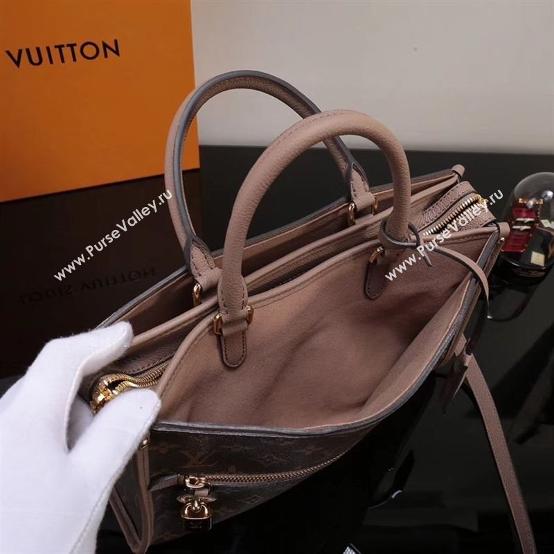 LV Louis Vuitton Monogram Popincourt Handbag M43463 Bag Apricot