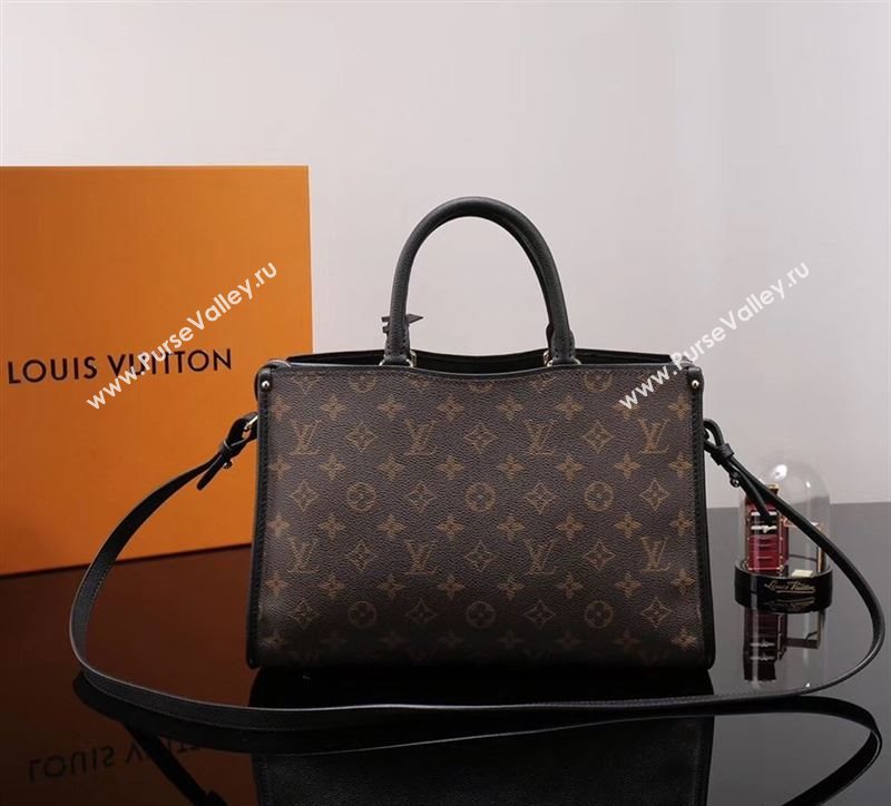 LV Louis Vuitton Monogram Popincourt Handbag M43465 Bag Black