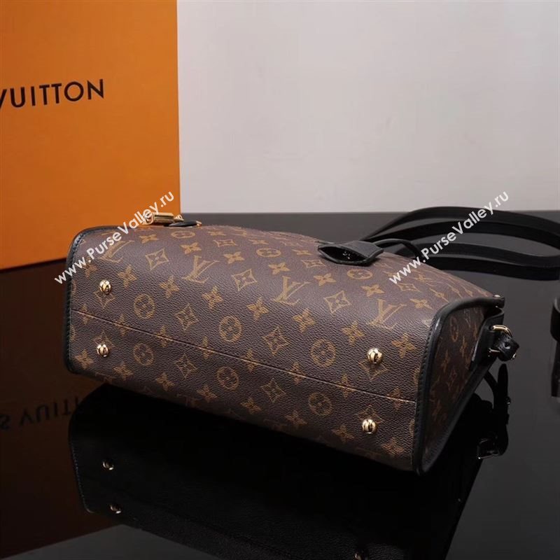 LV Louis Vuitton Monogram Popincourt Handbag M43465 Bag Black