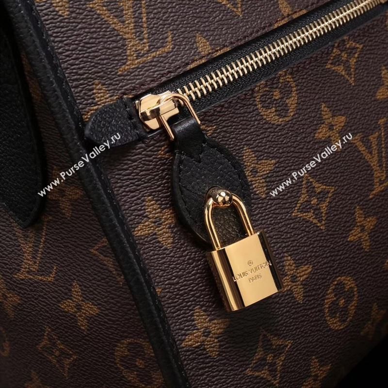 LV Louis Vuitton Monogram Popincourt Handbag M43465 Bag Black