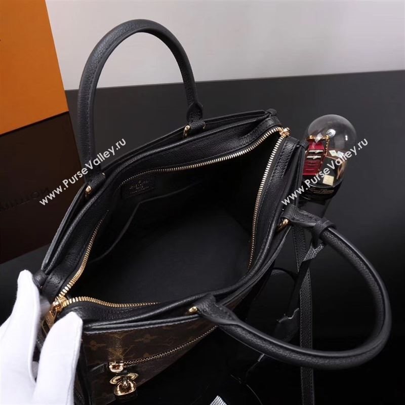 LV Louis Vuitton Monogram Popincourt Handbag M43465 Bag Black