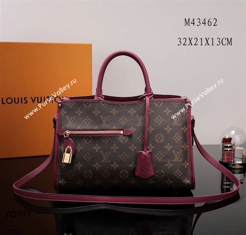 LV Louis Vuitton Monogram Popincourt Handbag M43462 Bag Purple