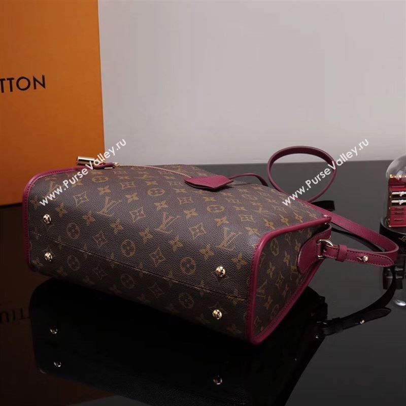 LV Louis Vuitton Monogram Popincourt Handbag M43462 Bag Purple