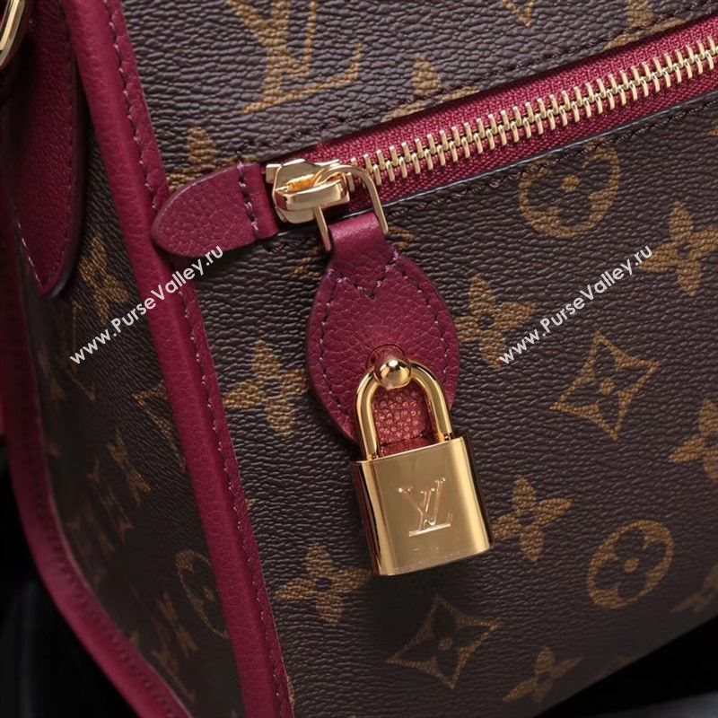 LV Louis Vuitton Monogram Popincourt Handbag M43462 Bag Purple