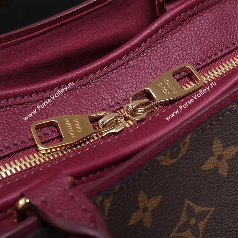 LV Louis Vuitton Monogram Popincourt Handbag M43462 Bag Purple