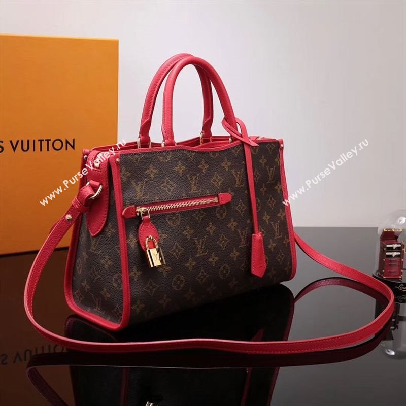 LV Louis Vuitton Monogram Popincourt Handbag M43433 Bag Red