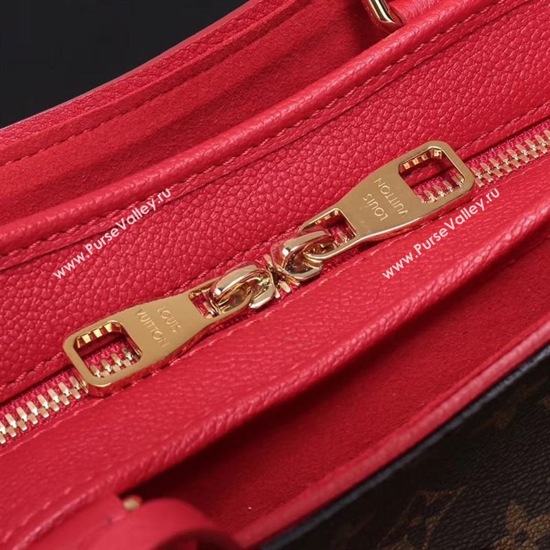 LV Louis Vuitton Monogram Popincourt Handbag M43433 Bag Red