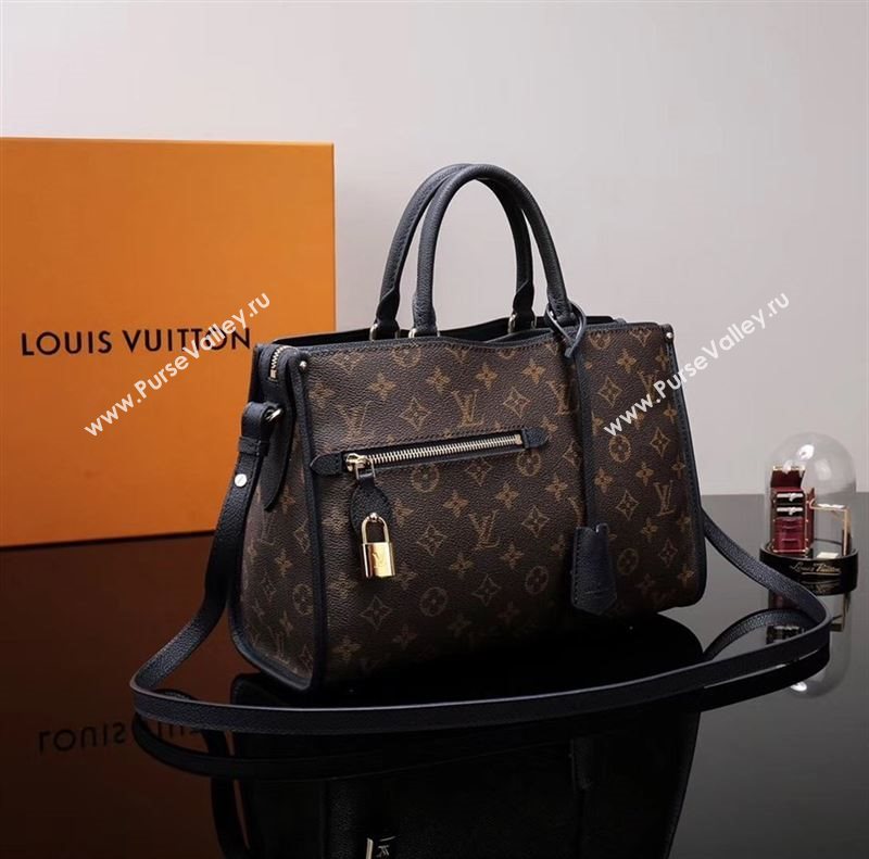 LV Louis Vuitton Monogram Popincourt Handbag M43434 Bag Navy