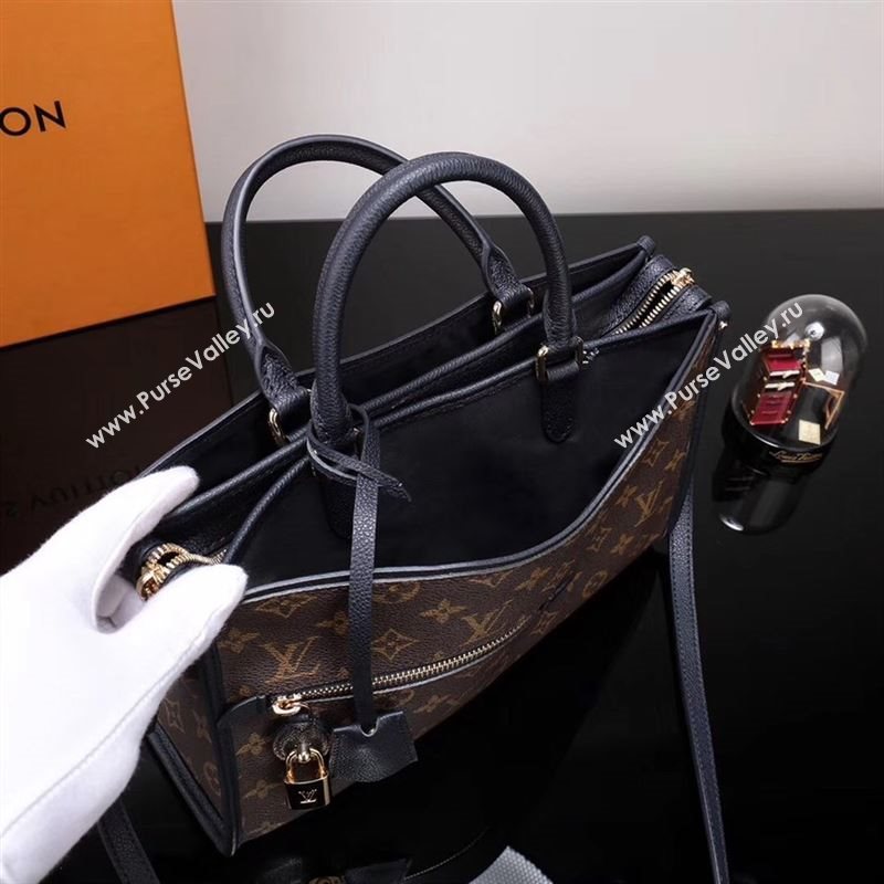 LV Louis Vuitton Monogram Popincourt Handbag M43434 Bag Navy