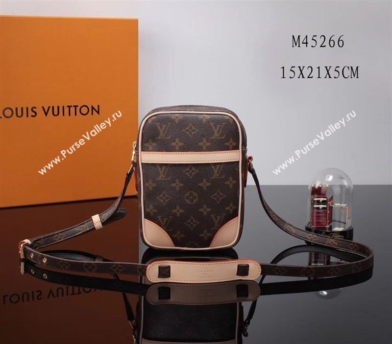 LV Louis Vuitton Monogram Small Shoulder Bag M45266 Handbag Brown