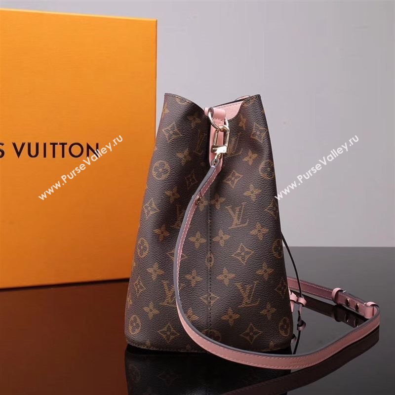 LV Louis Vuitton M44022 Monogram NEONOE Bag Handbag Pink