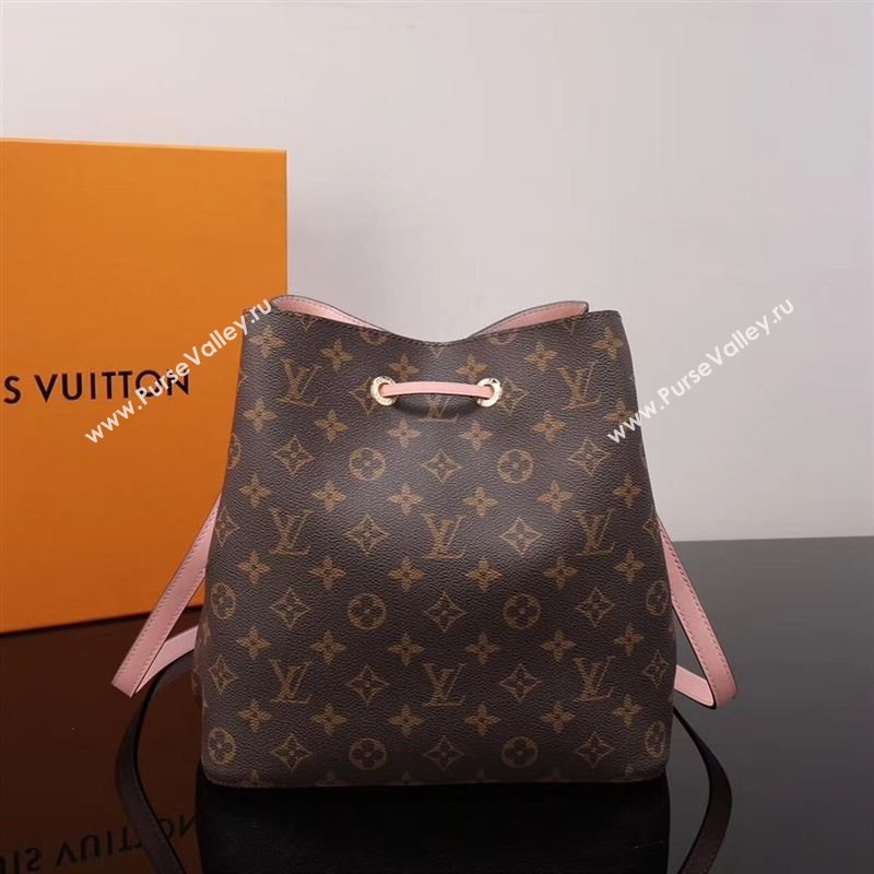 LV Louis Vuitton M44022 Monogram NEONOE Bag Handbag Pink