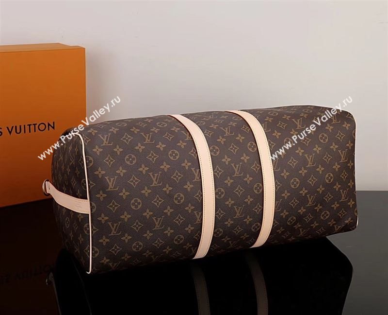 LV Louis Vuitton M41414 Keepall 55 Travelling Bag Monogram Handbag Brown