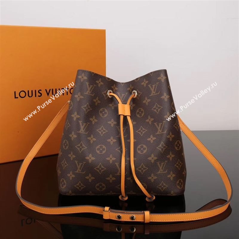 LV Louis Vuitton M43430 Monogram NEONOE Bag Handbag Orange