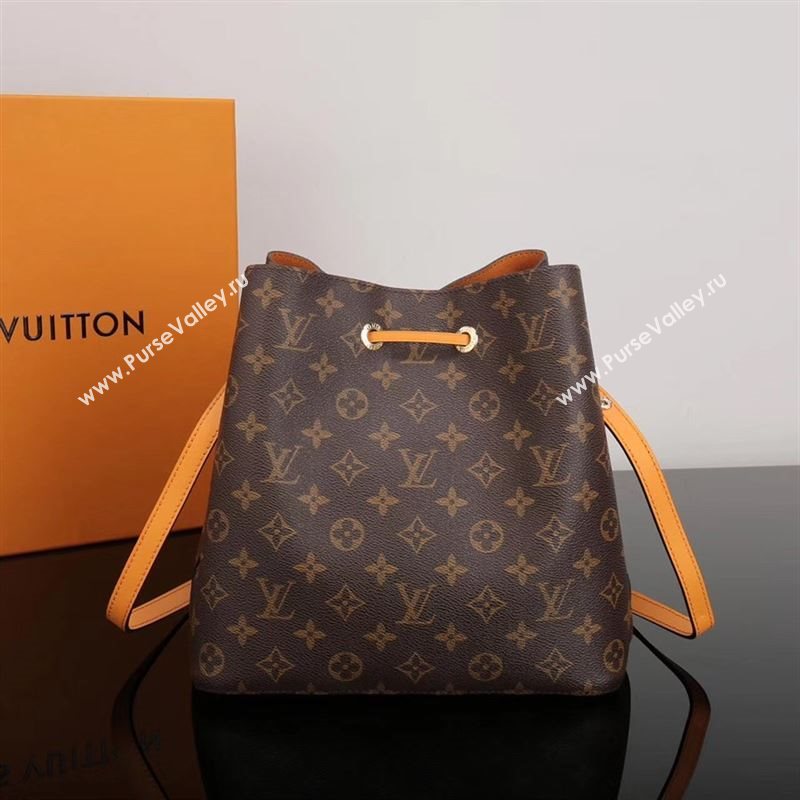 LV Louis Vuitton M43430 Monogram NEONOE Bag Handbag Orange