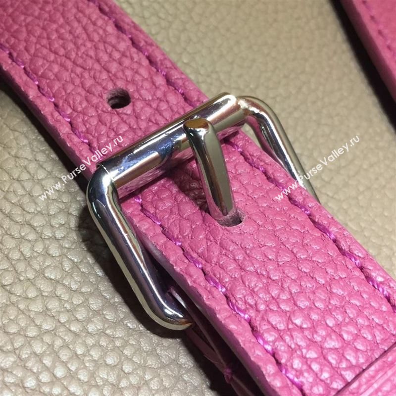 LV Louis Vuitton M54997 My Lockme Bag Real Leather Handbag Rose