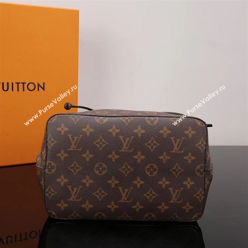 LV Louis Vuitton M44020 Monogram NEONOE Bag Handbag Black