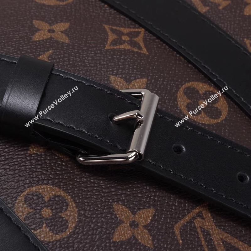 LV Louis Vuitton M56714 Monogram Keepall 55 Travelling Bag Handbag Black