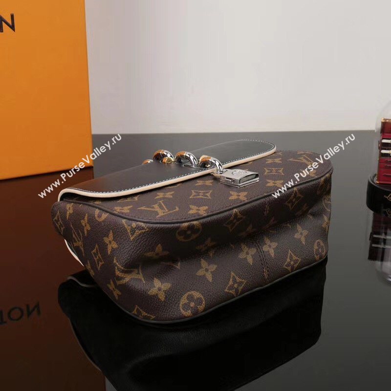 LV Louis Vuitton M44115 Chain It Bag Monogram Leather Handbag Black