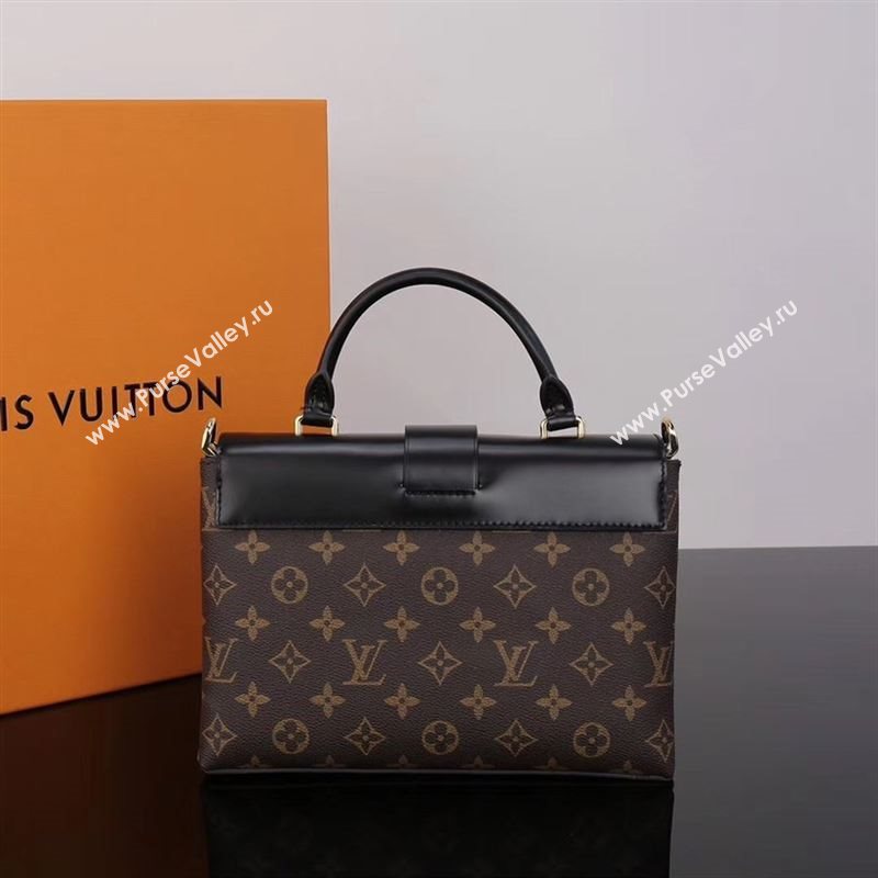 LV Louis Vuitton Monogram One Handle Bag M43125 Epi Leather Handbag Black