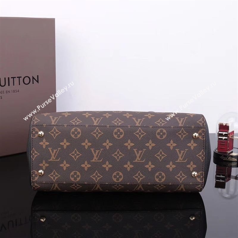 LV Louis Vuitton Monogram Brittany Handbag M42269 Leather Bag Black