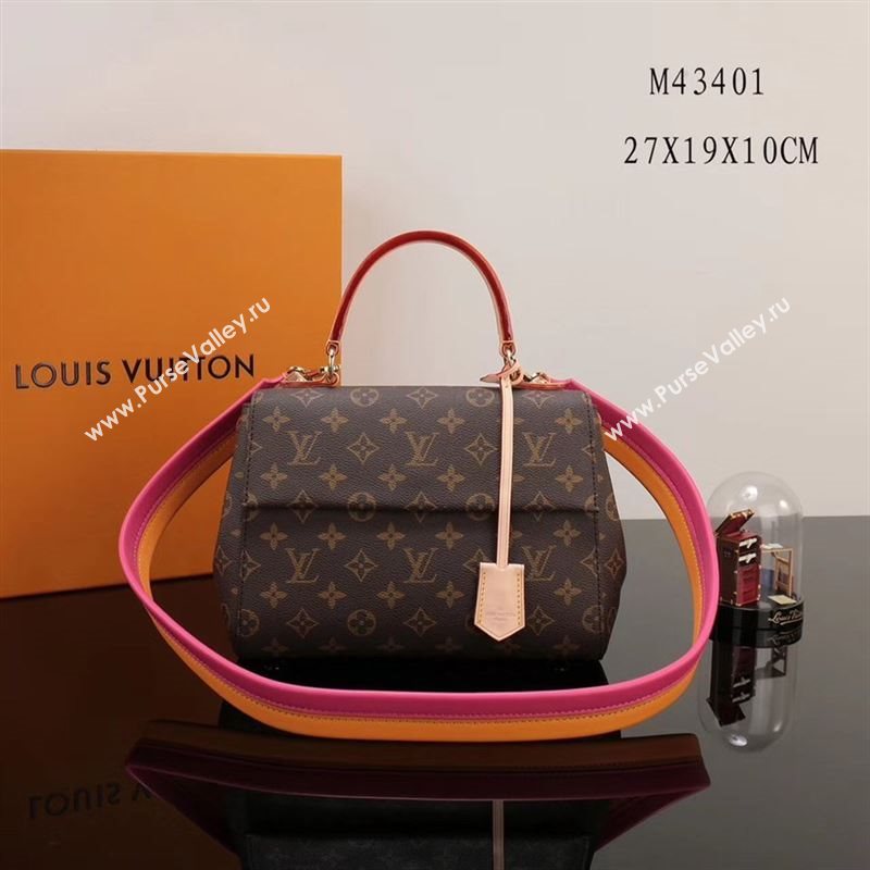 LV Louis Vuitton Cluny BB Handbag M43401 Monogram Shoulder Bag Pink