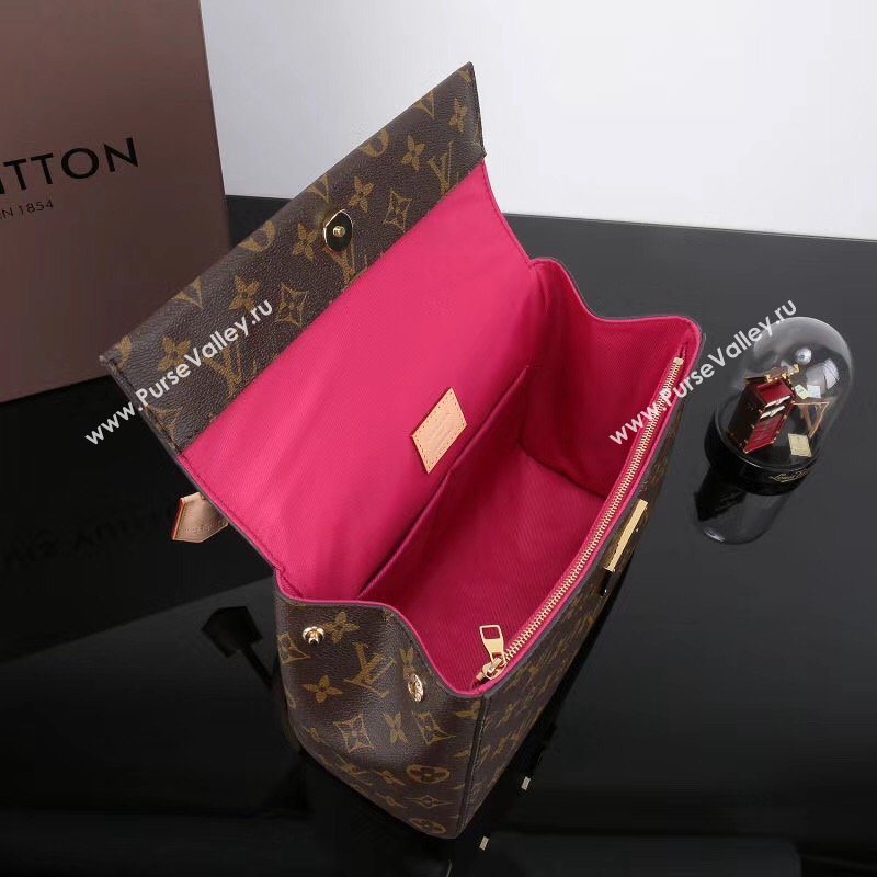 LV Louis Vuitton Cluny BB Handbag M42738 Monogram Shoulder Bag Wine
