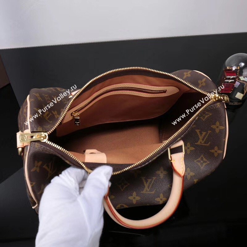 LV Louis Vuitton Speedy 30 Bag M41112 Monogram Handbag Brown