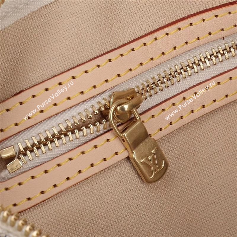 LV Louis Vuitton Speedy 25 Bag N41374 Damier Handbag White