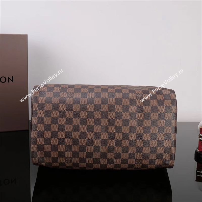 LV Louis Vuitton Speedy 35 Bag N41366 Damier Handbag Brown