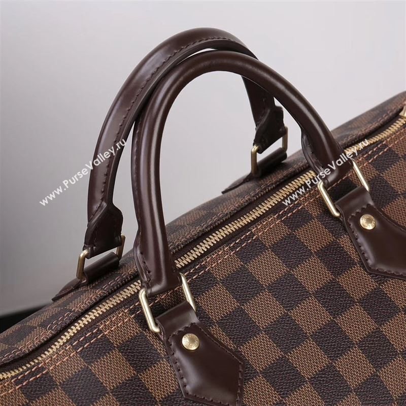 LV Louis Vuitton Speedy 35 Bag N41366 Damier Handbag Brown