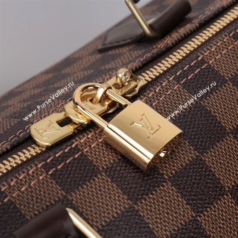 LV Louis Vuitton Speedy 35 Bag N41366 Damier Handbag Brown