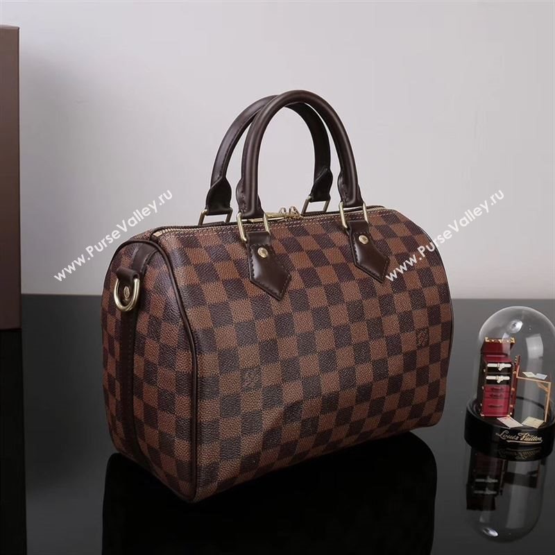 LV Louis Vuitton N41368 Speedy 25 Bag Damier Handbag Brown