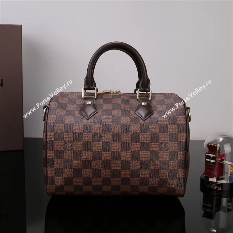 LV Louis Vuitton N41368 Speedy 25 Bag Damier Handbag Brown