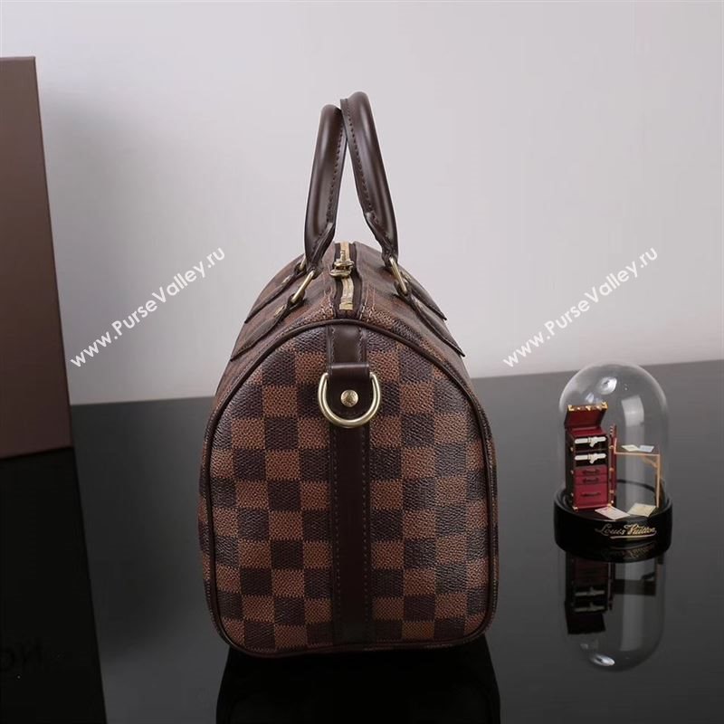 LV Louis Vuitton N41368 Speedy 25 Bag Damier Handbag Brown