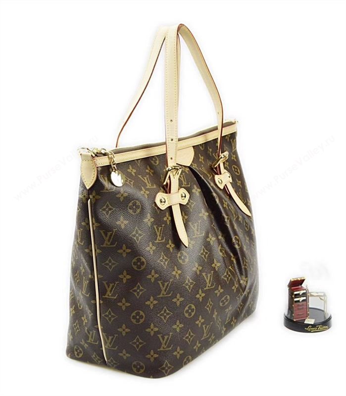 LV Louis Vuitton Menilmontant Bag M40146 Monogram Handbag Brown
