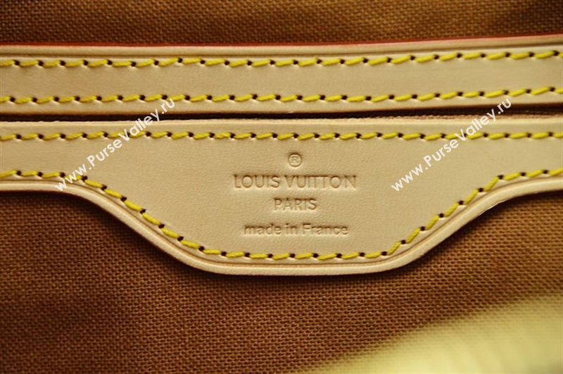 LV Louis Vuitton Menilmontant Bag M40146 Monogram Handbag Brown